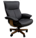 Fjords Senator Executive Leather Home Office Desk Chair