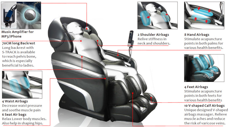 Osaki OS-3D Pro Dreamer Massage Chair Recliner