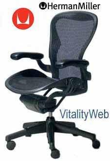 Herman Miller Aeron Basic Ergonomic Computer Home Office Desk Task