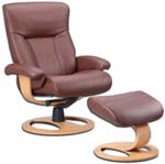 Fjords Scandic Recliner and Ottoman