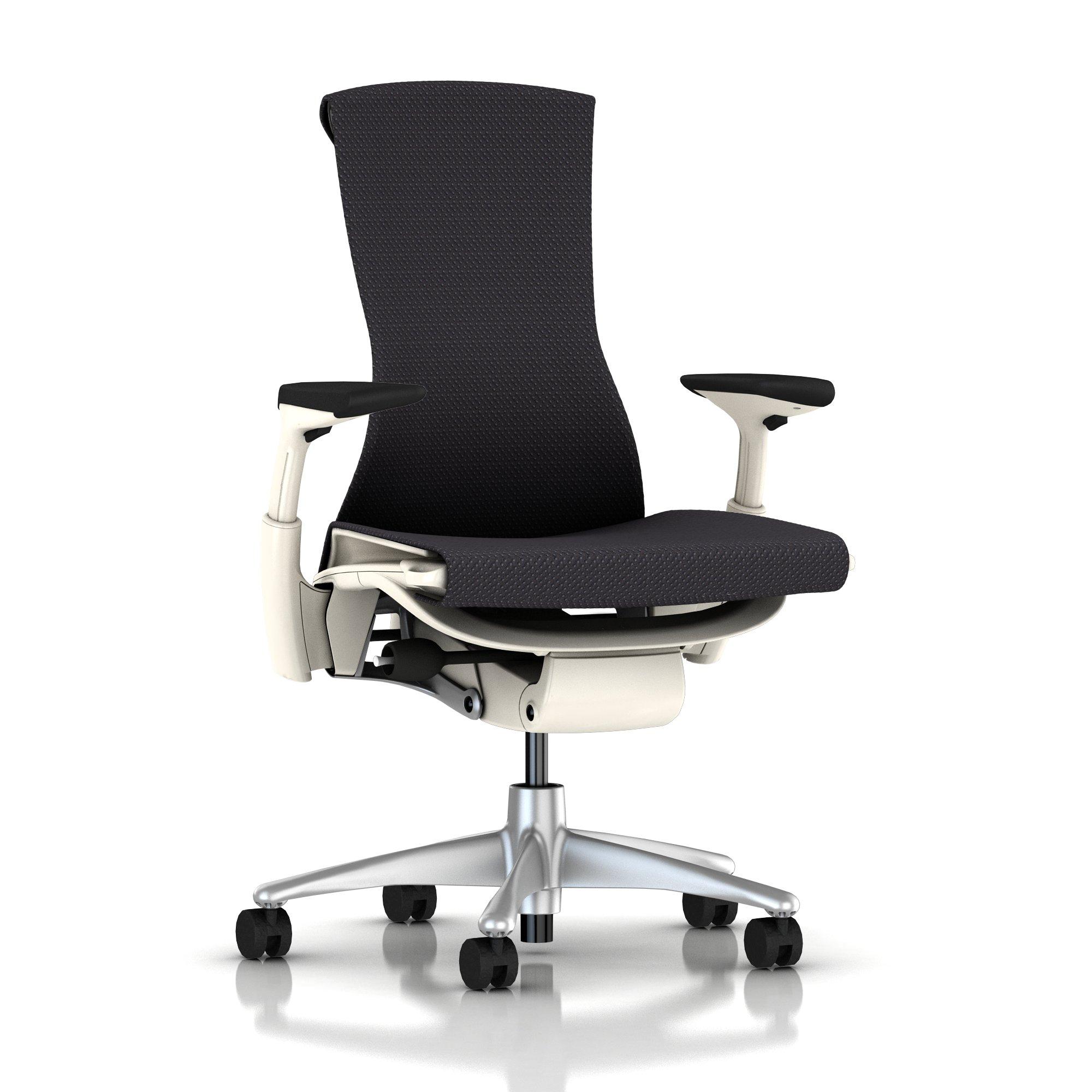 Embody Chair Carbon Balance Titanium with White Frame