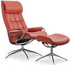 Stressless Five Star Base Recliner Chair and Ottoman