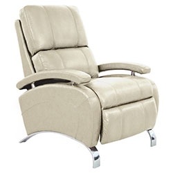 Barcalounger Oracle II Recliner Chair Cream Leather