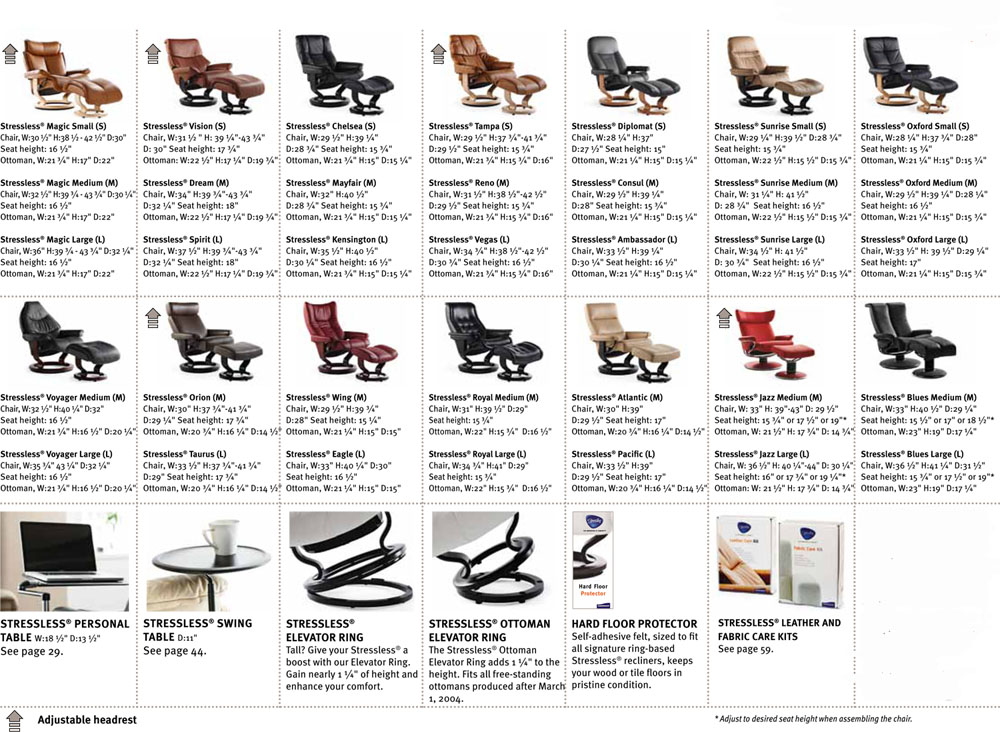 Stressless Recliner Chair Size Guide Measurement. How do I determine