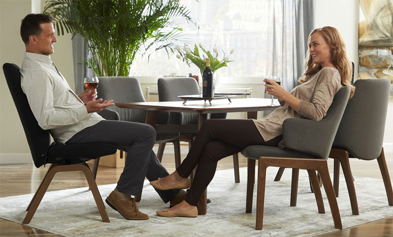 Stressless Dining Table Chairs by Ekornes