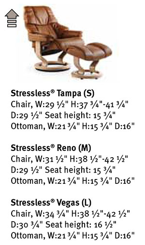Stressless Reno Chair Recliner Dimensions