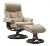 Muldal Ergonomic Recliner and Ottoman by Fjords