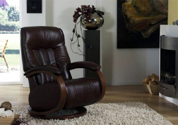 Himolla Mosel Leather ZeroStress Integrated Recliner Chair