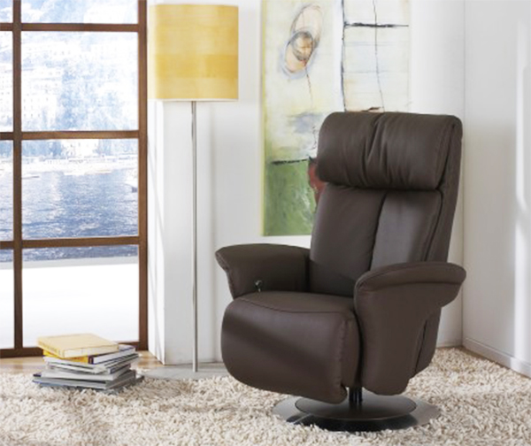 Himolla Sinatra Canyon Leather ZeroStress Integrated Recliner Chair