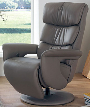 Himolla Crosby Leather ZeroStress Integrated Recliner Chair