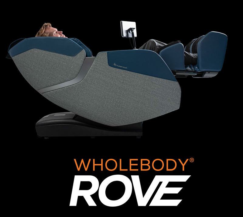 Human Touch Rove WholeBody Massage Chair Zero Gravity Recliner Reclined