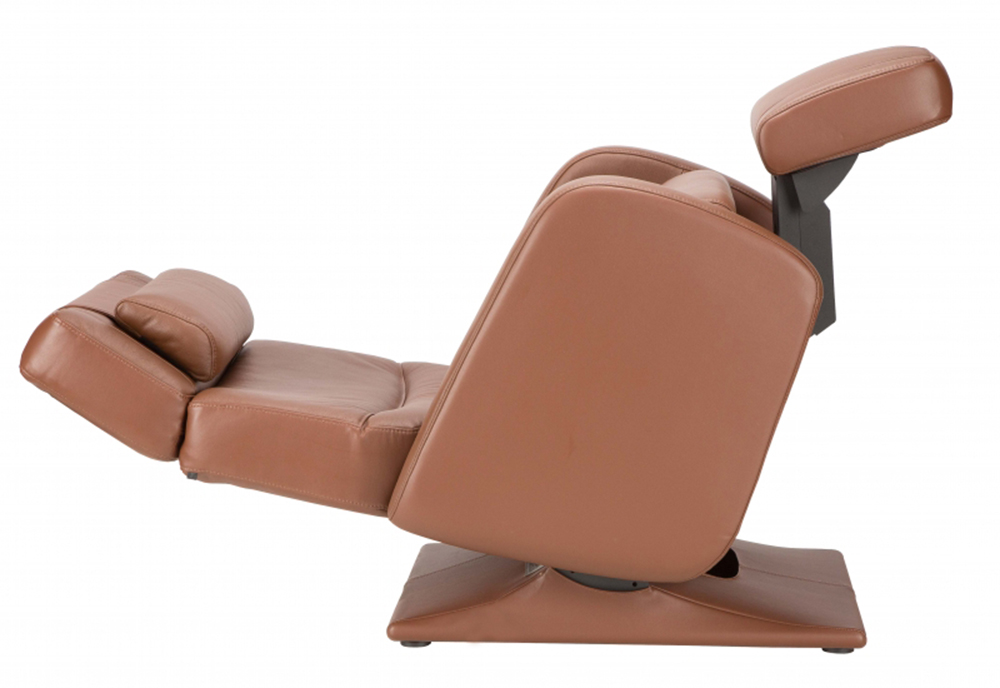 Barista Chocolate Top Grain Leather Human Touch PC-8500 Zero-Gravity Recliner Chair