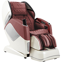 Burgundy Red Osaki OS-PRO Maestro 4D Zero Gravity Massage Chair Recliner