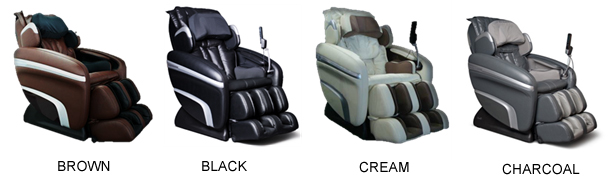 Osaki OS-7200H Executive Zero Gravity Massage Chair Recliner Colors