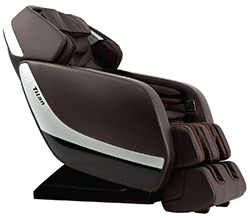 Titan Pro Jupiter XL L-Track Zero Gravity Massage Chair Recliner Brown