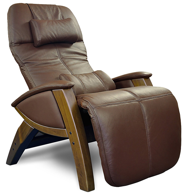 Svago SV410 Benessere Chair Chocolate Leather Zero Gravity Recliner