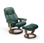 Stressless Consul Recliner Chair and Ottoman by Ekornes