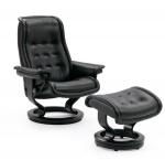 Stressless Royal Recliner Chair and Ottoman by Ekornes
