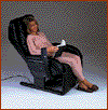 Woman sitting
in the Chair